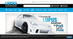 Desktop Screenshot of lupus-autopflege.de